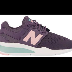 New Balance KL247NPG SS Youth Girls Purple